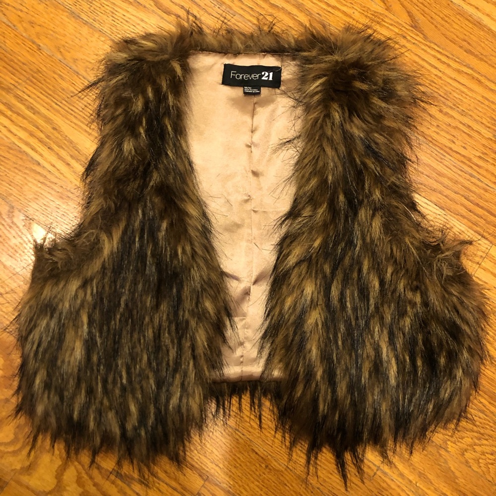 Fur Accent Winter Vest